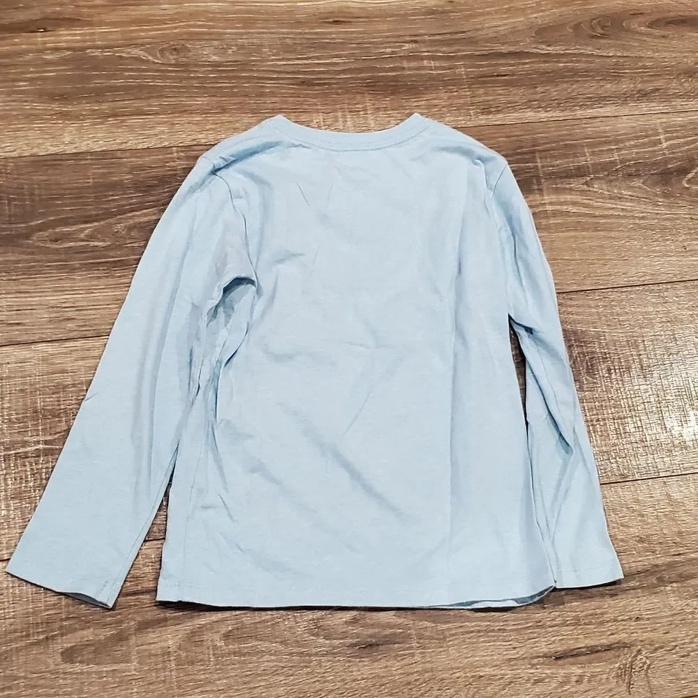Justice blue tee